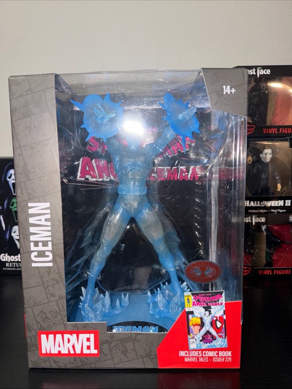 Marvel Iceman Translucent Blue Display Figure